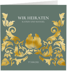 Klick: Details zu Hochzeitseinladung "Royal" anzeigen Hochzeitseinladung "Royal"