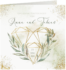 Klick: Details zu Hochzeitseinladung "Heartfelt" anzeigen Hochzeitseinladung "Heartfelt"