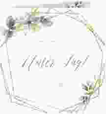Hochzeitseinladung "Greenish"