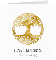 Klick: Details zu Hochzeitseinladung "Lebensbaum" anzeigen Hochzeitseinladung Lebensbaum