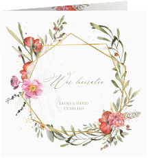 Klick: Details zu Hochzeitseinladung "Sommergarten" anzeigen Hochzeitseinladung "Sommergarten"
