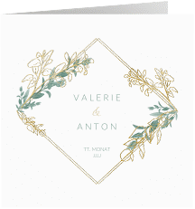 Klick: Details zu Hochzeitseinladung "Verde" anzeigen Hochzeitseinladung "Verde"