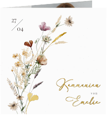 Kommunionseinladung "Blumensegen"