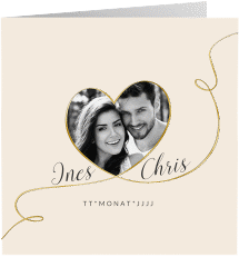 Klick: Details zu Hochzeitseinladung "Dolce" anzeigen Hochzeitseinladung "Dolce"