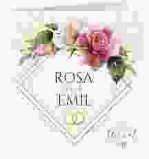 Hochzeitseinladung "Rosenbogen"