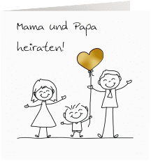Klick: Details zu Hochzeitseinladung "Family" anzeigen Hochzeitseinladung "Family"