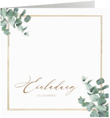 Klick: Details zu Hochzeitseinladung "Eucalypt" anzeigen Hochzeitseinladung "Eucalypt"