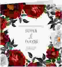 Einladungskarte Hochzeit "Florista"