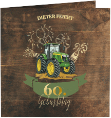 Einladung 60. Geburtstag "Bulldog"