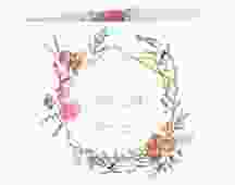 Dankeskarte Hochzeit "Sommergarten"