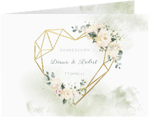 Klick: Details zu Danksagungskarte Hochzeit "Adore" anzeigen Danksagungskarte Hochzeit "Adore"