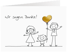 Klick: Details zu Danksagungskarte Hochzeit "Family" anzeigen Danksagungskarte Hochzeit "Family"
