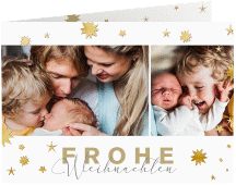 Weihnachtskarte "Schneeglanz"