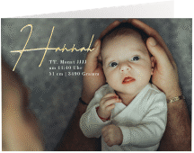 Geburtskarte Lovely Picture