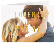 Danksagungskarte Hochzeit "Memory"