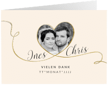 Klick: Details zu Danksagungskarte Hochzeit "Dolce" anzeigen Danksagungskarte Hochzeit "Dolce"