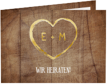 Klick: Details zu Hochzeitseinladung "Wood" anzeigen Hochzeitseinladung "Wood"