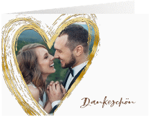 Danksagung Hochzeit "Liebe"