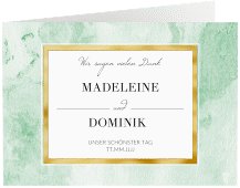 Klick: Details zu Danksagungskarte Hochzeit "Marble" anzeigen Danksagungskarte Hochzeit "Marble"