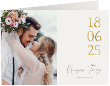 Danksagungskarte Hochzeit "Day"