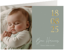 Geburtskarte First Day