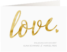 Klick: Details zu Hochzeitseinladung "Glam" anzeigen Hochzeitseinladung "Glam"
