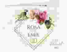 Hochzeitseinladung "Rosenbogen"