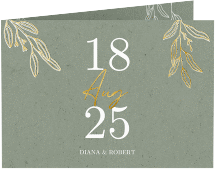 Klick: Details zu Danksagungskarte Hochzeit "Greendate" anzeigen Danksagungskarte Hochzeit "Greendate"