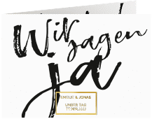 Klick: Details zu Hochzeitseinladung "Words" anzeigen Hochzeitseinladung "Words"