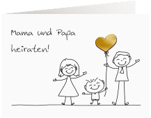 Klick: Details zu Hochzeitseinladung "Family" anzeigen Hochzeitseinladung "Family"