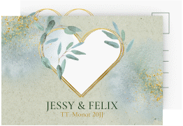 Save the Date-Postkarte "Amore"