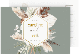 Klick: Details zu Save the Date-Postkarte "Bohemian" anzeigen Save the Date-Postkarte "Bohemian"