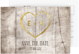 Klick: Details zu Save the Date-Postkarte "Wood" anzeigen Save the Date-Postkarte "Wood"