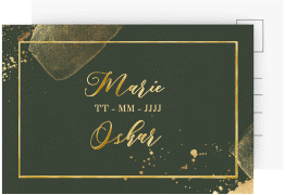 Klick: Details zu Save the Date-Postkarte "Emerald" anzeigen Save the Date-Postkarte "Emerald"