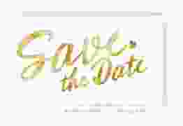 Save the Date-Postkarte "Glam"
