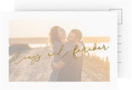 Save the Date-Postkarte "Lucent"