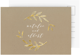 Save the Date-Postkarte "Naturelove"