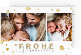 Weihnachtskarte "Sternenglanz"