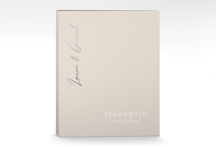 Stammbuch A4 Klar Stammbuch A4 beige silber