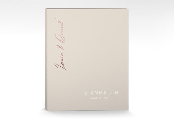 Stammbuch A4 Klar Stammbuch A4 beige rosegold
