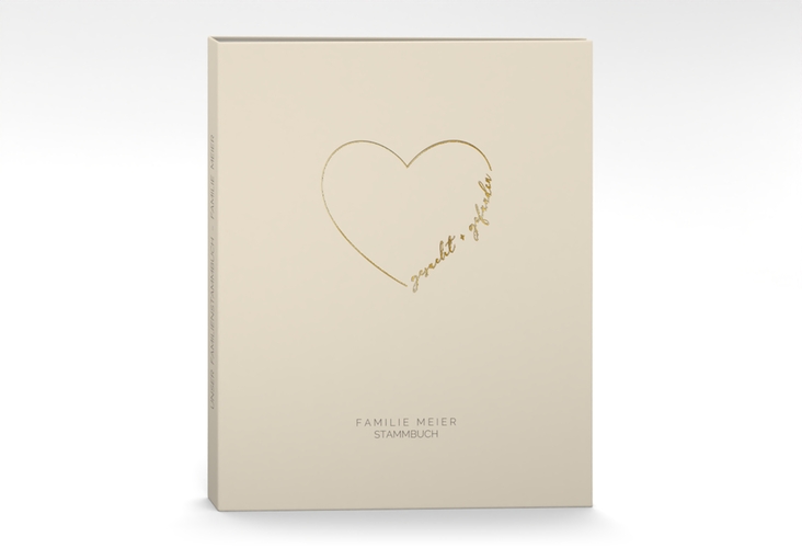 Stammbuch A4 Lebenstraum Stammbuch A4 beige gold