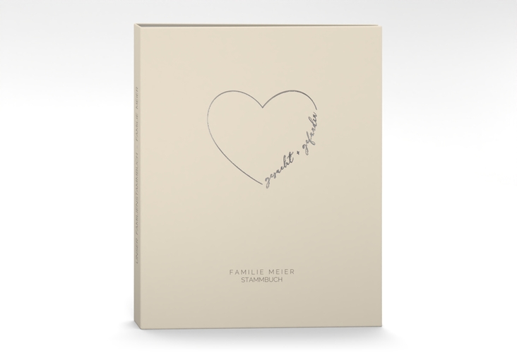 Stammbuch A4 Lebenstraum Stammbuch A4 beige silber