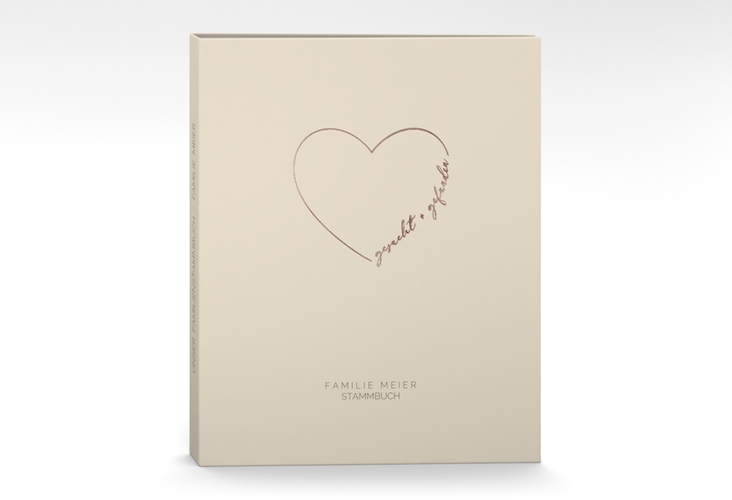Stammbuch A4 Lebenstraum Stammbuch A4 beige rosegold