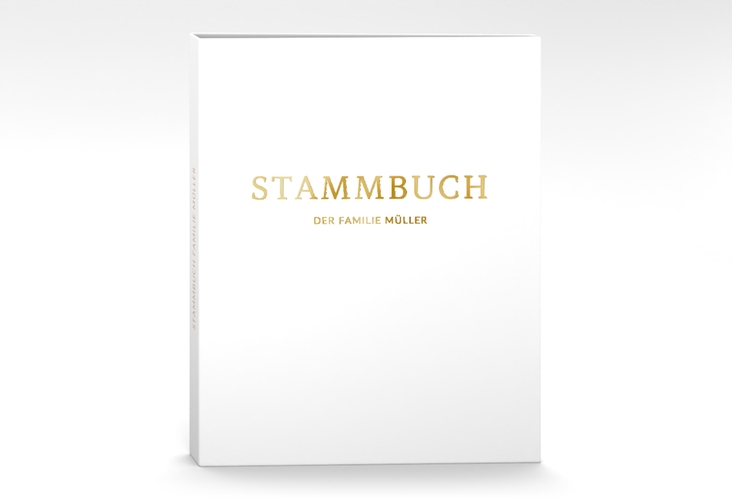 Stammbuch A4 Standesamt Stammbuch A4 weiss gold