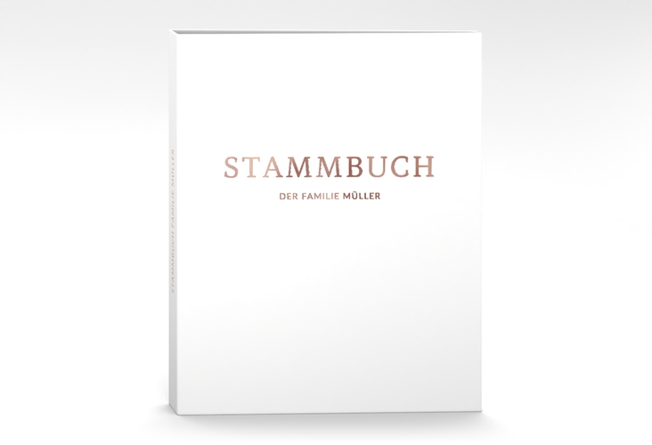Stammbuch A4 Standesamt Stammbuch A4 weiss rosegold