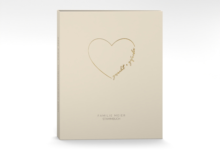 Stammbuch A4 Lebenstraum Stammbuch A4 beige gold