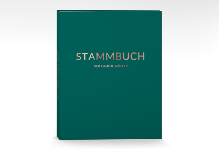 Stammbuch A4 Standesamt Stammbuch A4 gruen rosegold
