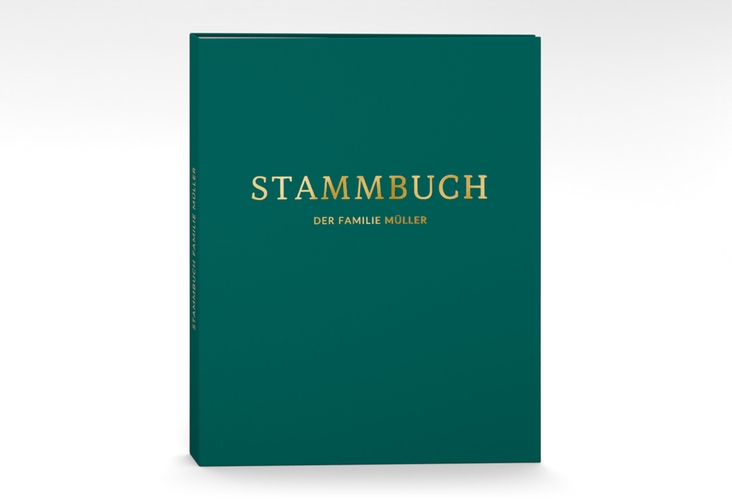 Stammbuch A4 Standesamt Stammbuch A4 gruen gold