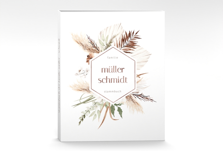 Stammbuch A4 Bohemian Stammbuch A4 weiss rosegold