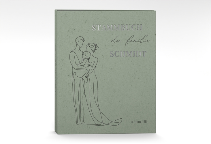 Stammbuch A4 Vereint Stammbuch A4 gruen silber